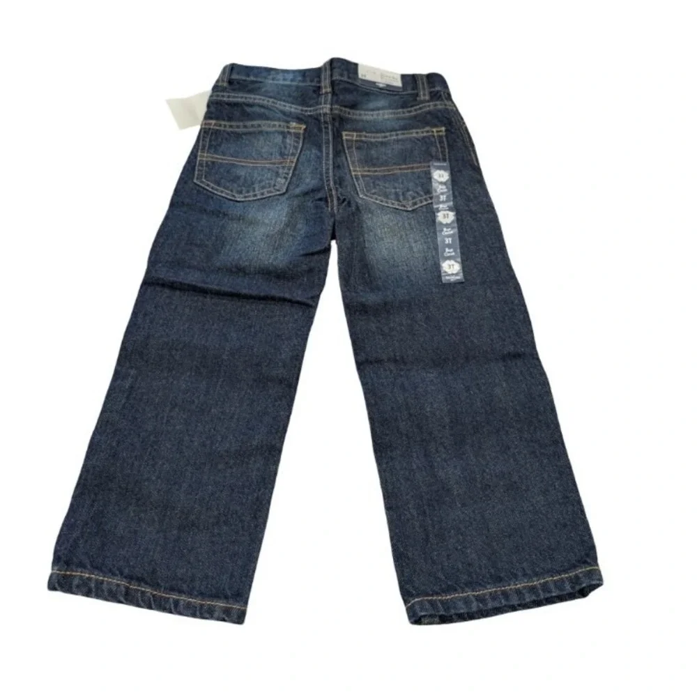 NWT OshKosh B'gosh Classic Jeans 3T Adjustable Waist Dark Wash